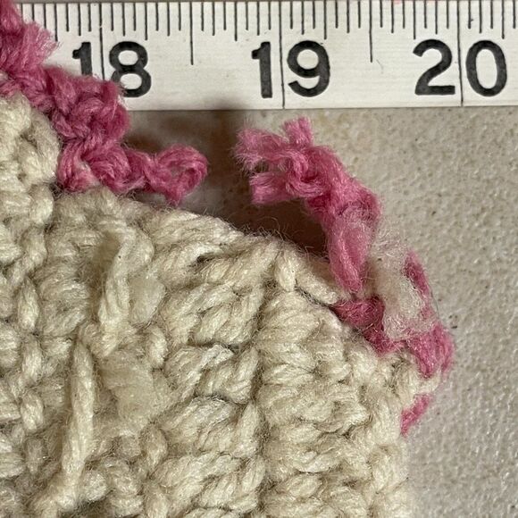 VINTAGE 1970s Handmade Afghan Granny squares crochet crop top Coachella festival - Picture 9 of 12